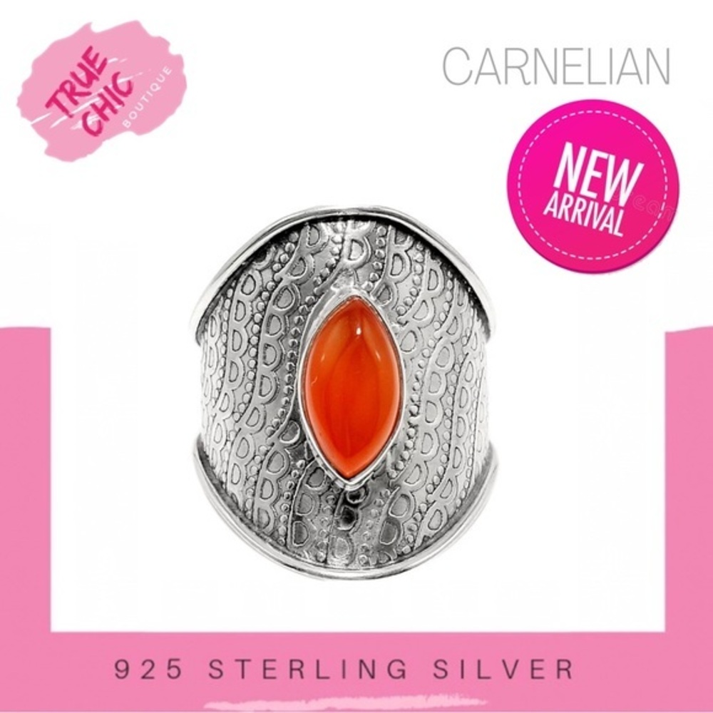 Carnelian Cab Ring